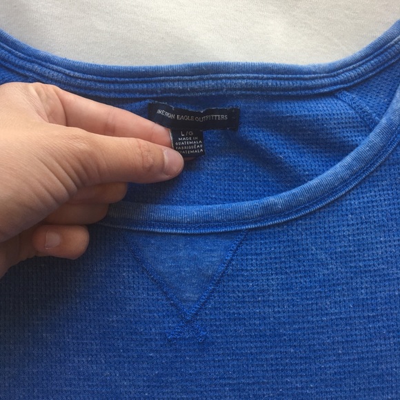 Royal Blue Ling Sleeve Thermal - Picture 3 of 5